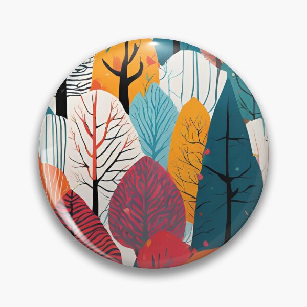Item preview, Abstract Trees - Modern Forest Art designed and sold by Line in Bloom.