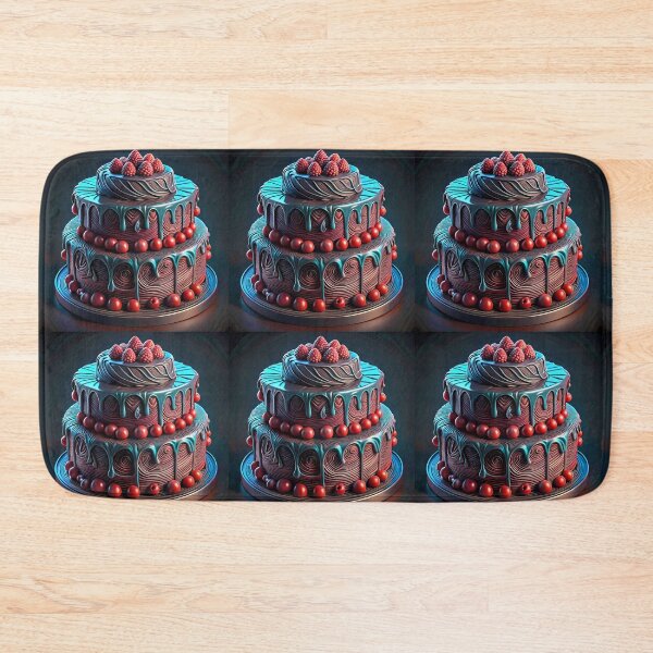 Item preview, Chocolates Cake Colorful Artistic Food Illustration Style 3D designed and sold by ART ATTACK ZONE.