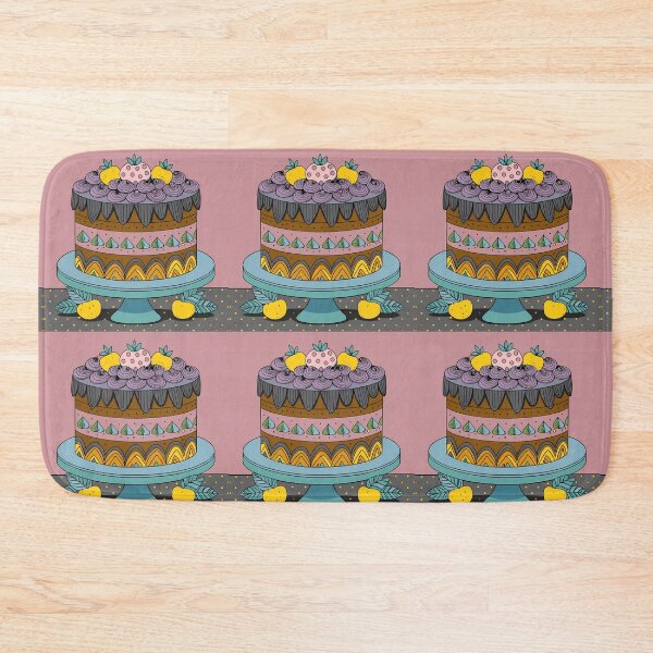 Item preview, Summer Cake Colorful Artistic Food Illustration Style 3D designed and sold by ART ATTACK ZONE.