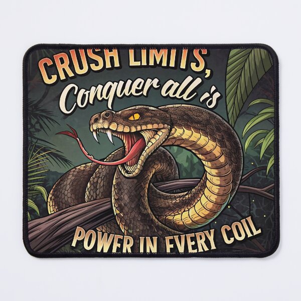 Item preview, CRUSH LIMITS, POWER IN EVERY COIL designed and sold by WILDWEAR COLLECTION.