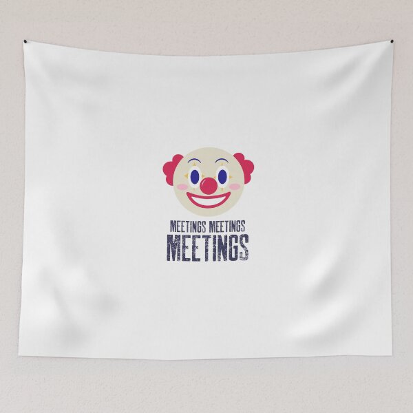 Item preview, Meetings Meetings Meetings- The Retro A.A. Tee designed and sold by ArdmoreAvenue.