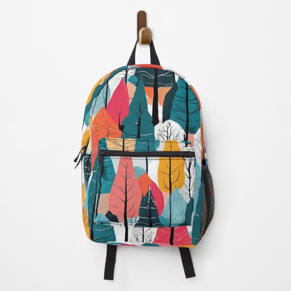 Item preview, Rainbow Woods - Colorful Forest Scene designed and sold by Line in Bloom.