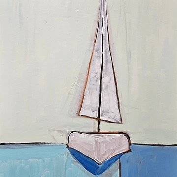 Artwork thumbnail, Lone Sailor  by RudyYoder