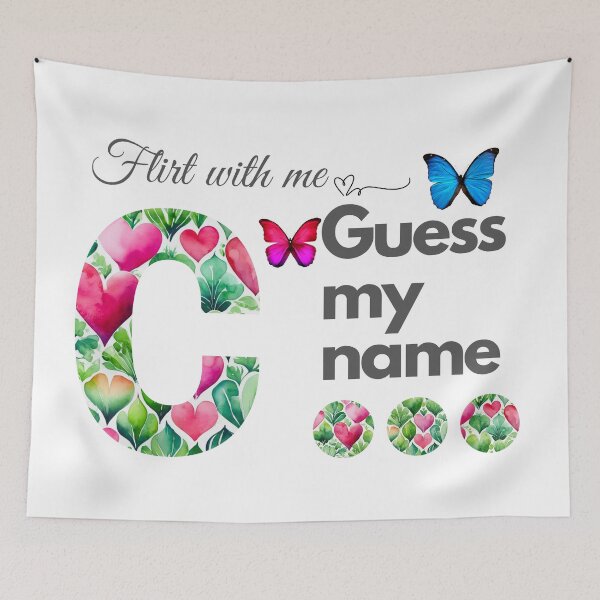 Item preview, Flirt with me GUESS MY NAME C... designed and sold by GrifonJ.