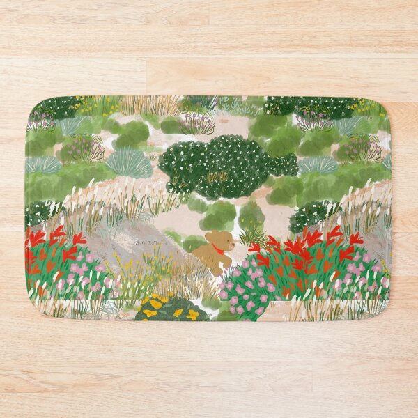 Item preview, Daisy on Beach Trail with Wildflowers by Suki McMaster designed and sold by Suki McMaster.