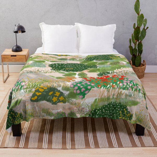 Item preview, Daisy on Beach Trail with Wildflowers by Suki McMaster designed and sold by Suki McMaster.