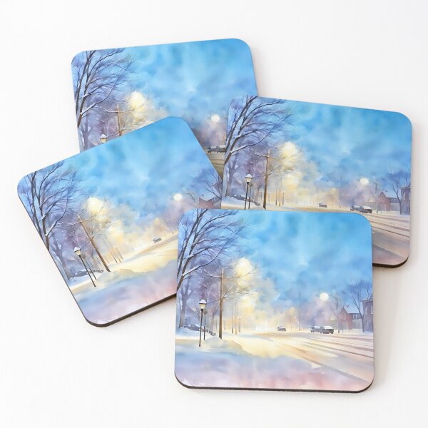 Item preview, Suburbs Snowed In designed and sold by RCWatercolours.