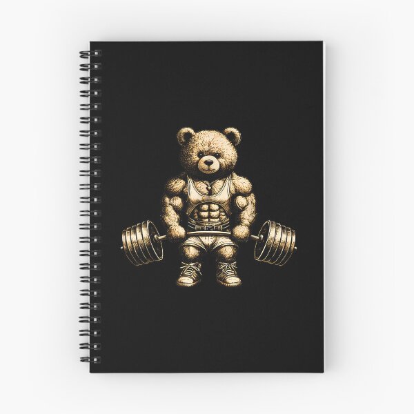 Item preview, Funny Bear workout weight lifting funny designed and sold by AddlPoolart.