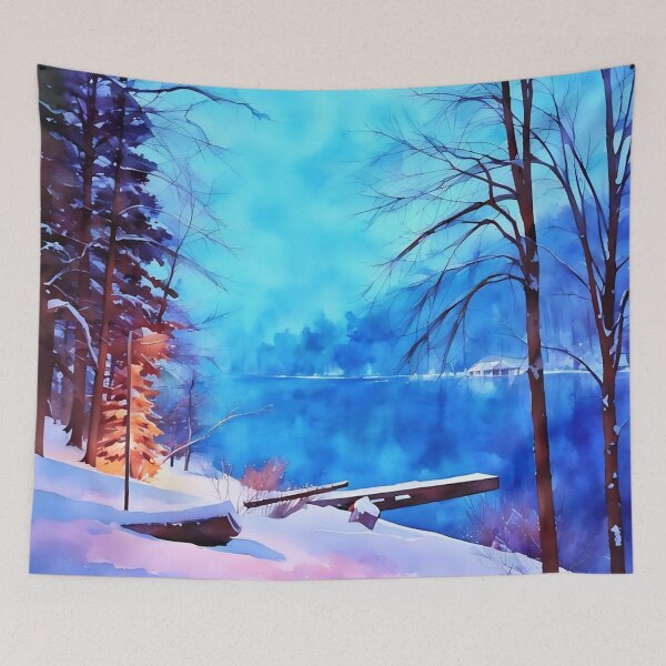 Item preview, Night on the Jetty designed and sold by RCWatercolours.