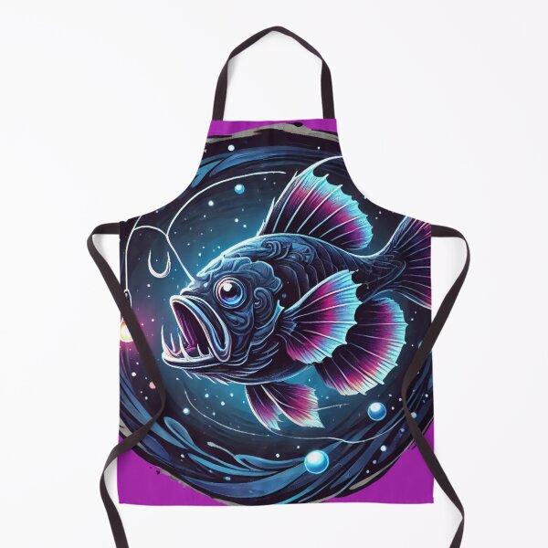 Item preview, Glowing Anglerfish | Deep Sea Bioluminescent Art designed and sold by Nauert's.