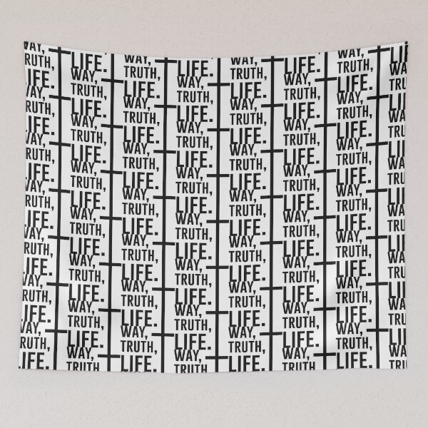 Item preview, Way, Truth, Life designed and sold by DarylWelsh2024.