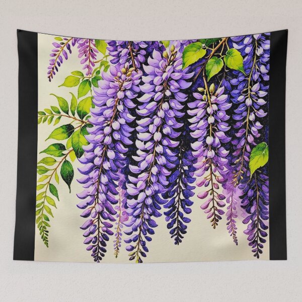 Item preview, From the Garden: Wisteria floribunda - Glicinia designed and sold by Helios Be. Lavsh.
