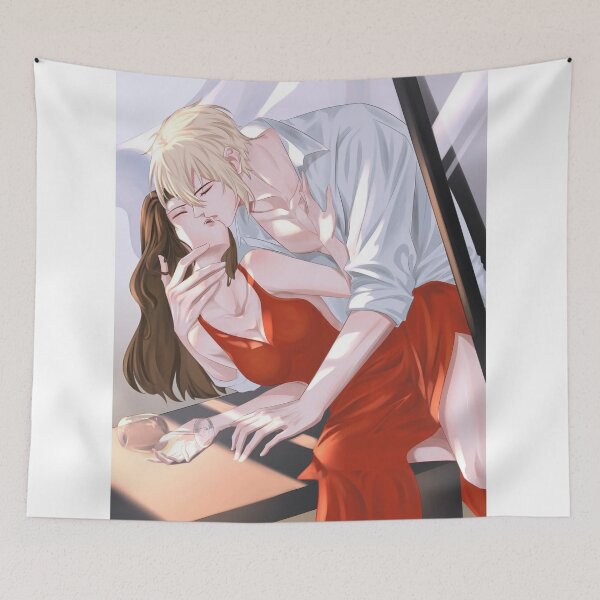 Item preview, Passionate Romance Man Making Love To a Woman Anime Art designed and sold by Vicky021.