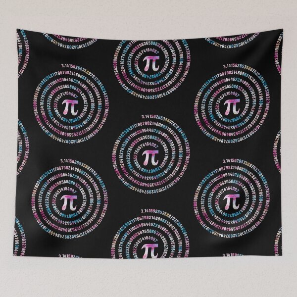 Item preview, 2025 Funny Pi Symbol Spiral Tie Dye 3.14 for Math Geek Pi Day designed and sold by HauntandStick99.