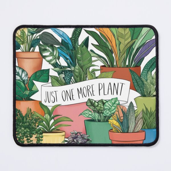 Item preview, Green Indoor House Plant Just One More Round Sticker designed and sold by colorleafz.