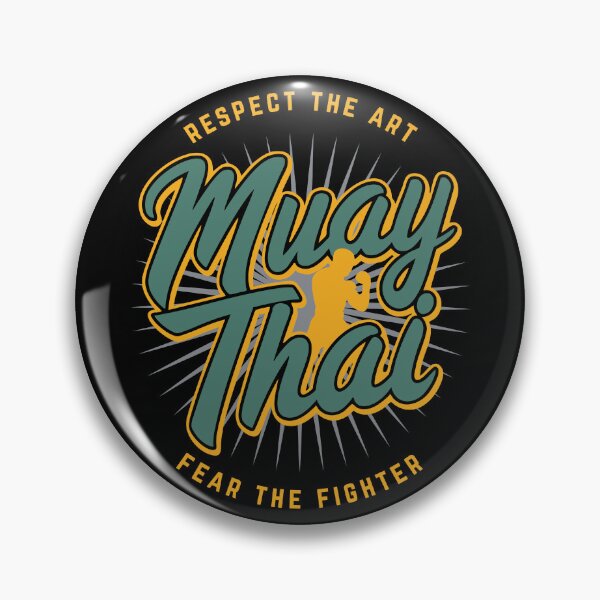 Item preview, Muay Thai, "Respect The Art - Fear The Fighter", Thai boxing designed and sold by emmjott.