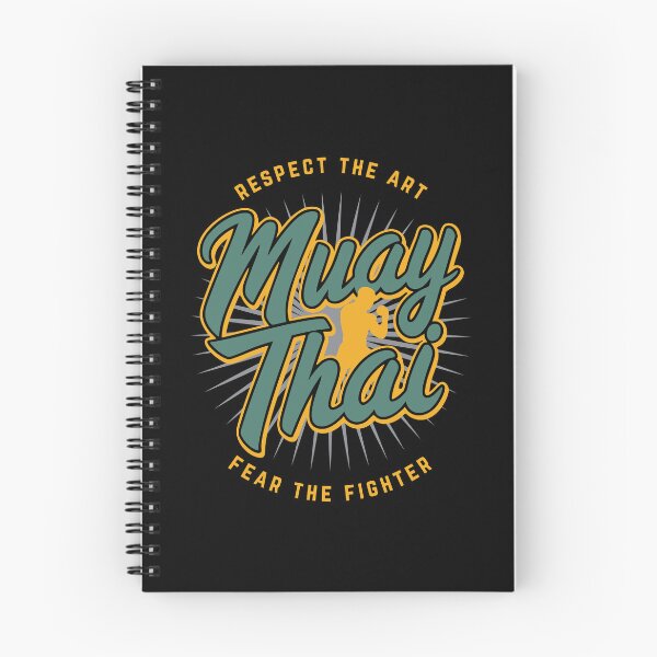 Item preview, Muay Thai, "Respect The Art - Fear The Fighter", Thai boxing designed and sold by emmjott.