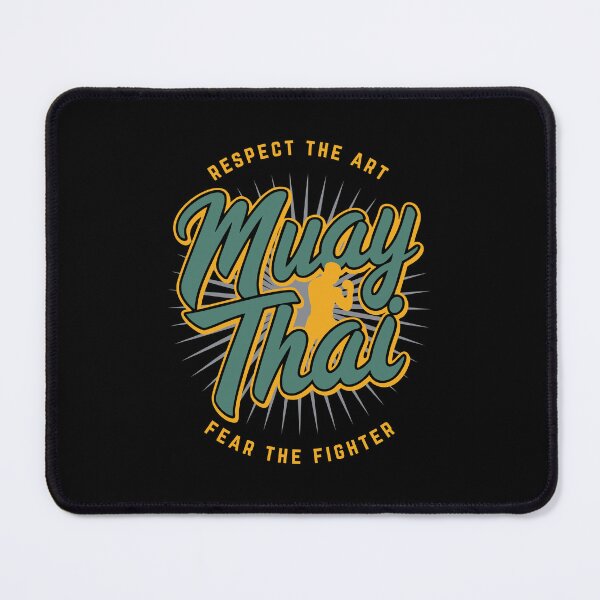 Item preview, Muay Thai, "Respect The Art - Fear The Fighter", Thai boxing designed and sold by emmjott.