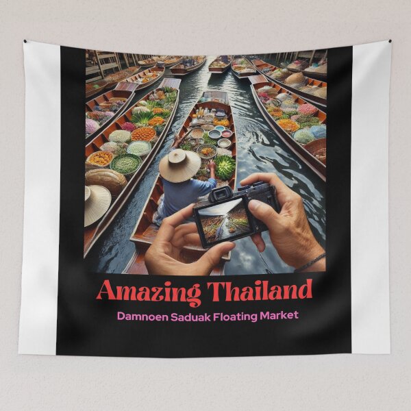 Item preview, Amazing Thailand, Damnoen Saduak Floating Market designed and sold by PixelStoneDesign .