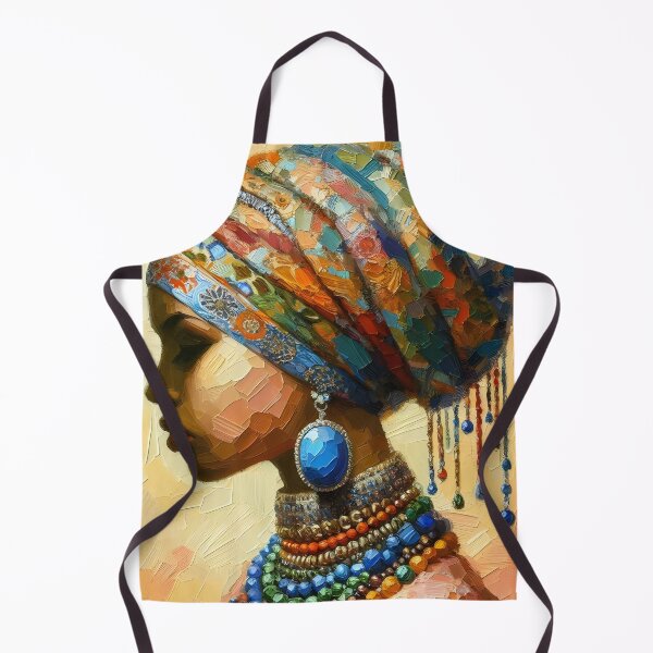 Item preview, Maasai Vibrance: Exquisite Beadwork Portrait designed and sold by inkNext.