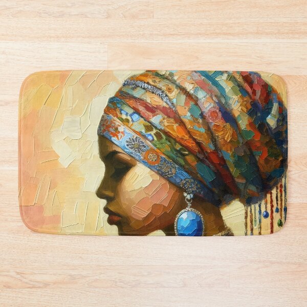 Item preview, Maasai Vibrance: Exquisite Beadwork Portrait designed and sold by inkNext.