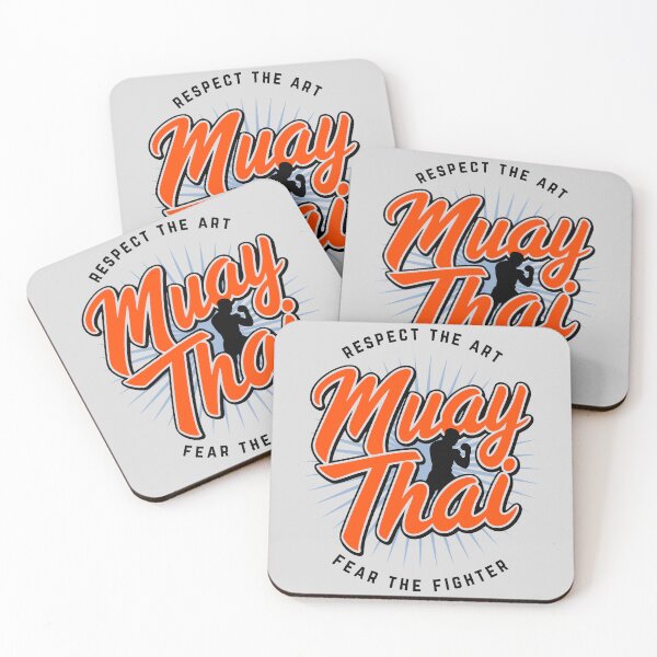 Item preview, Muay Thai, "Respect The Art - Fear The Fighter", Thai boxing designed and sold by emmjott.