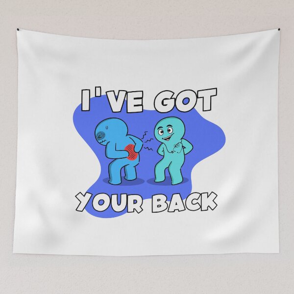 Item preview, I've Got Your Back - Back Pain (Backache) Funny Gifts For Physiotherapist And Chiropractors designed and sold by iX-Physio.