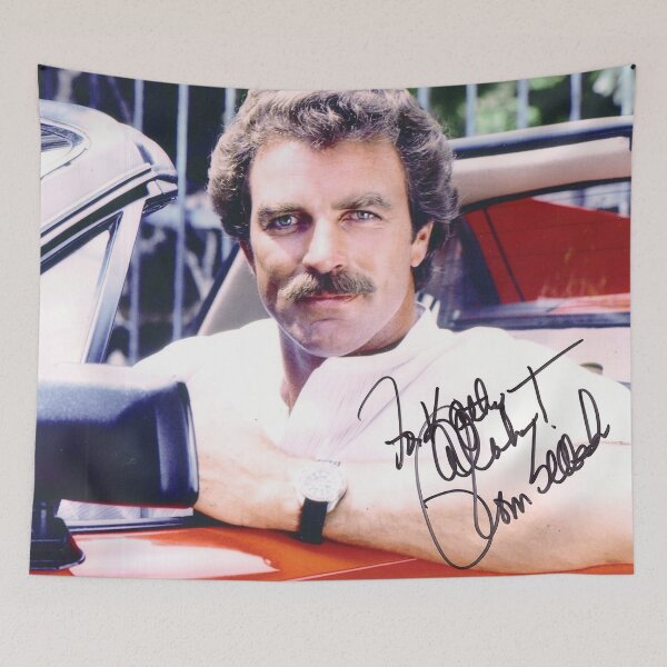 Item preview, tom selleck Autograph designed and sold by TribeMystic.