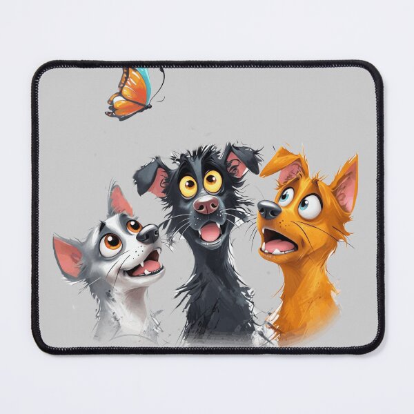 Item preview, Dogs chasing a butterfly  designed and sold by roshana3.
