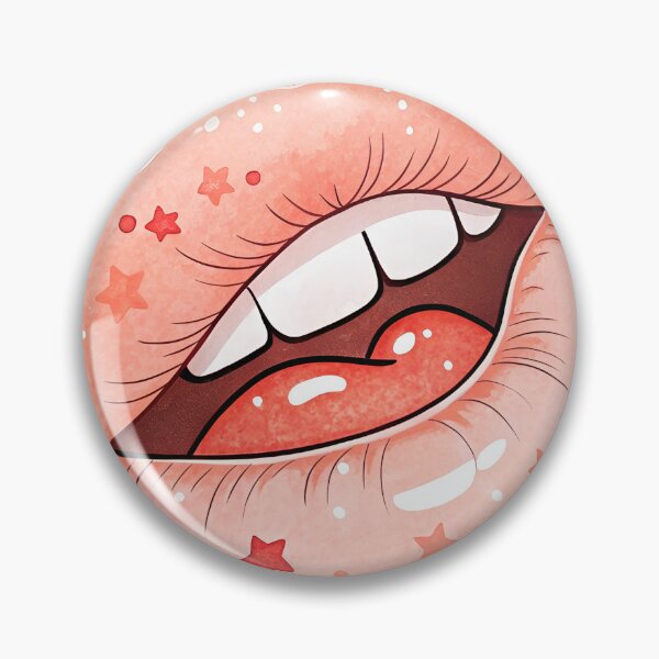 Item preview, Pink lips with hearts designed and sold by AhArtMe.