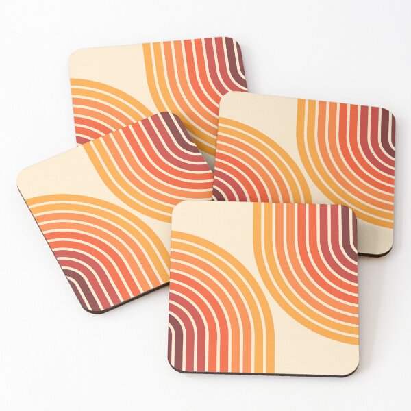 Item preview, Retro Geometric Rainbow Abstract I designed and sold by nineFlorals.