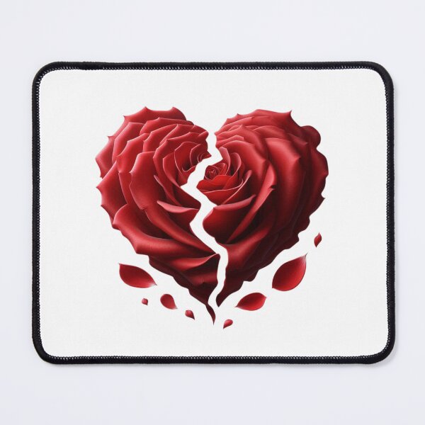 Item preview, Broken Heart-shaped Rose, White / No Background, Big designed and sold by Gaborai.