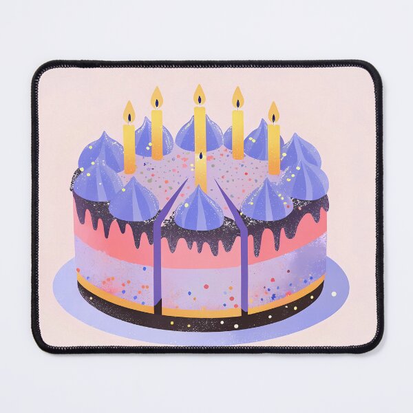 Item preview, Castle Cake Colorful Artistic Food Illustration Style 3D designed and sold by ART ATTACK ZONE.