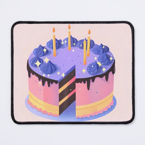 Item preview, Icon Cake Colorful Artistic Food Illustration Style 3D designed and sold by ART ATTACK ZONE.