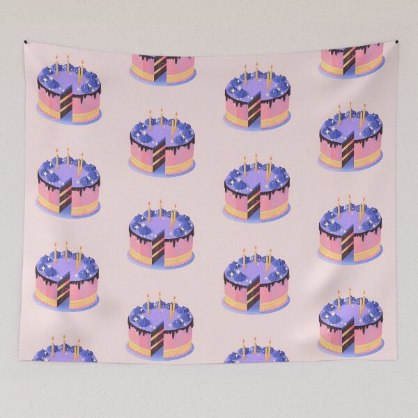 Item preview, Icon Cake Colorful Artistic Food Illustration Style 3D designed and sold by ART ATTACK ZONE.