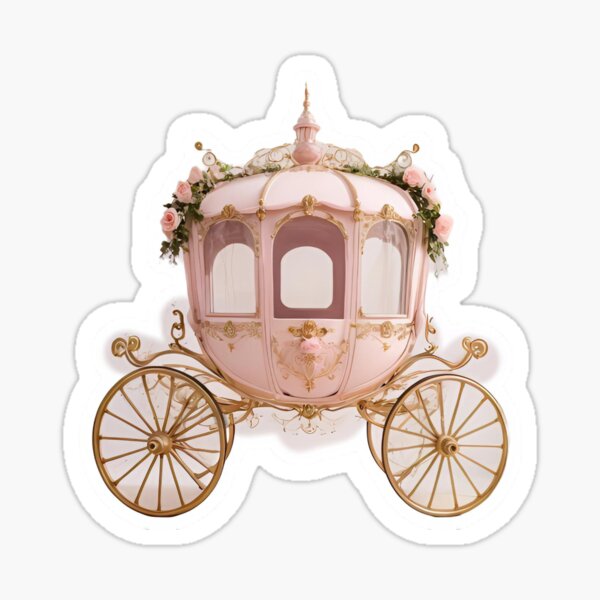 Item preview, Enchanted Pink Princess Carriage designed and sold by YellowTree44.