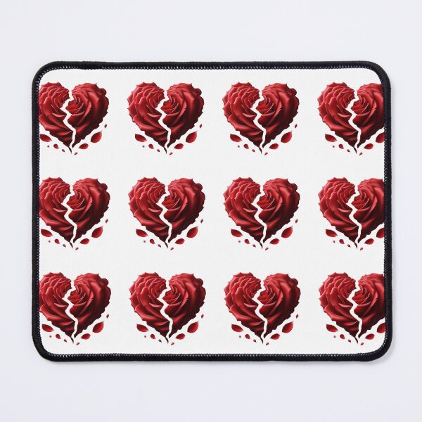 Item preview, Broken Heart-shaped Rose, White / No Background, Small designed and sold by Gaborai.