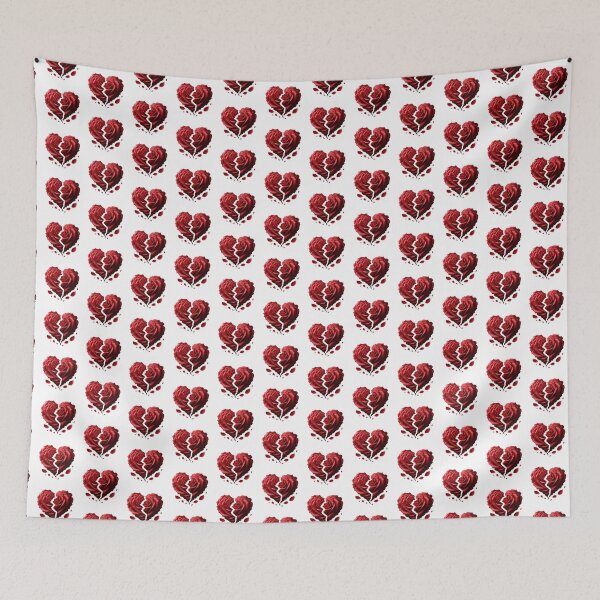 Item preview, Broken Heart-shaped Rose, White / No Background, Small designed and sold by Gaborai.