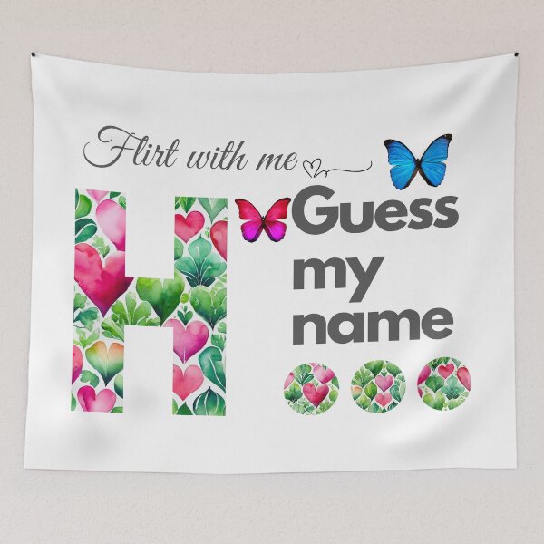 Item preview, Flirt with me GUESS MY NAME H... designed and sold by GrifonJ.