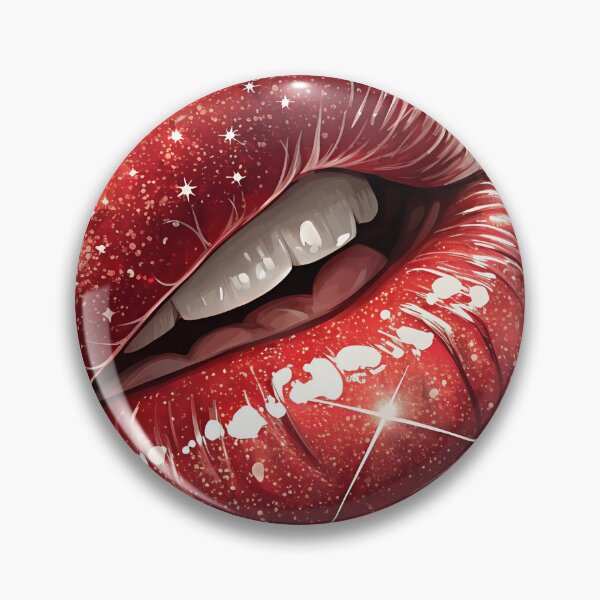 Item preview, Preppy glossy lips designed and sold by AhArtMe.