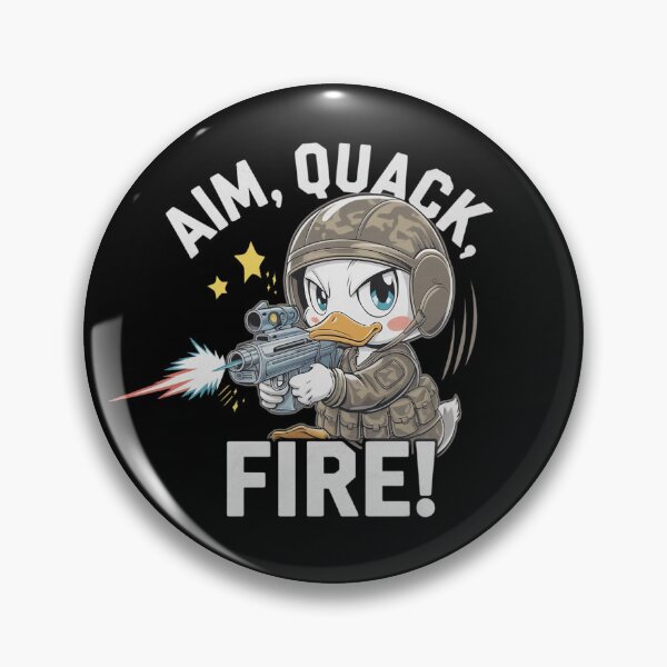 Item preview, Aim, Quack, Fire! designed and sold by MagicWander.