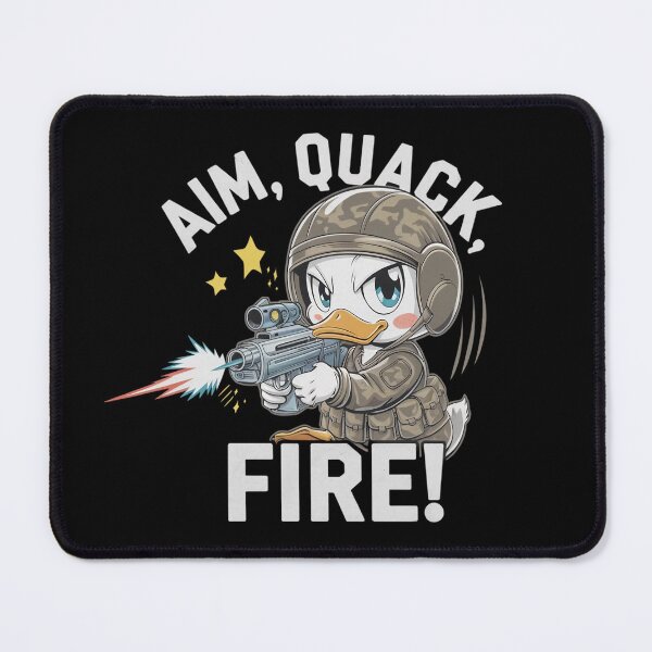 Item preview, Aim, Quack, Fire! designed and sold by MagicWander.