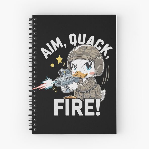 Item preview, Aim, Quack, Fire! designed and sold by MagicWander.