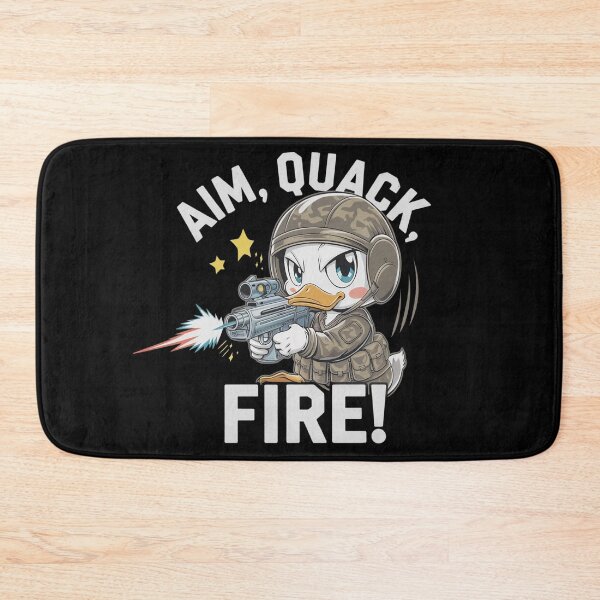 Item preview, Aim, Quack, Fire! designed and sold by MagicWander.