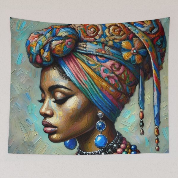 Item preview, Maasai Brilliance: Stunning Beadwork Portrait designed and sold by inkNext.