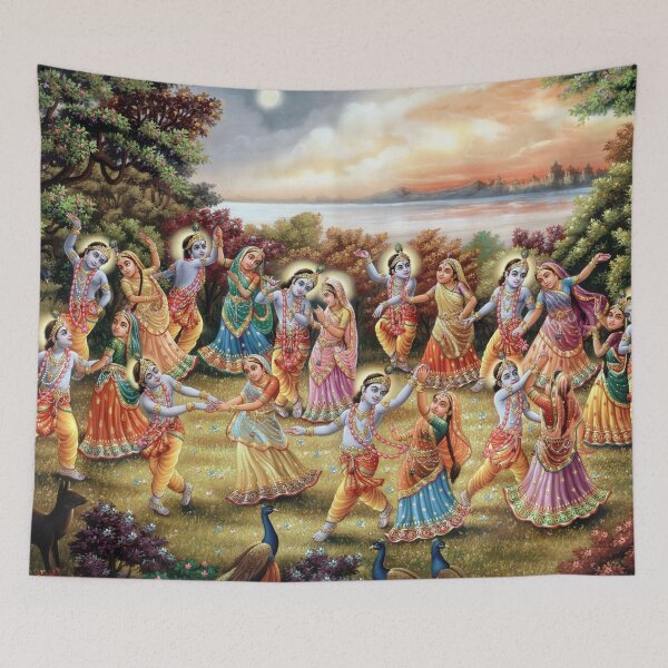 Item preview, Krishna Dances in the Raslila with the Gopis designed and sold by Onodera.