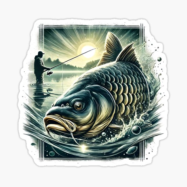 Item preview, Carp fishing designed and sold by M.B.Designing.
