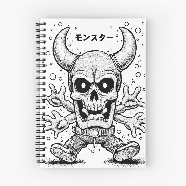 Item preview, black and white japan style manga graphic - monster designed and sold by VonKalt.