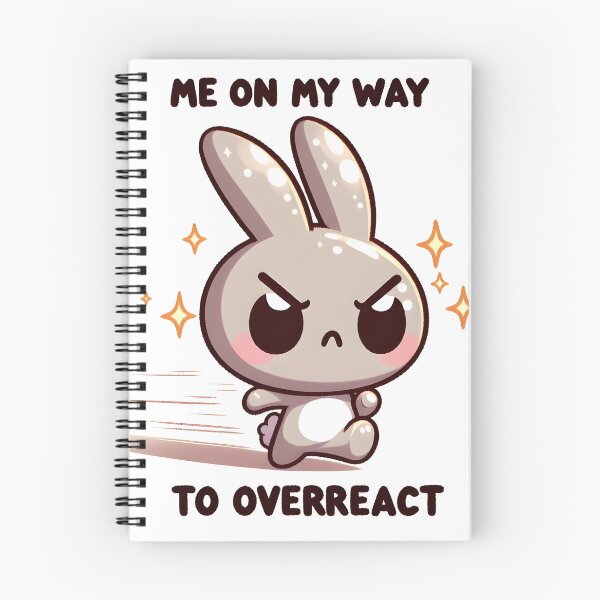 Item preview, Overreact Bunny : Cute Fury Unleashed designed and sold by Susacha.