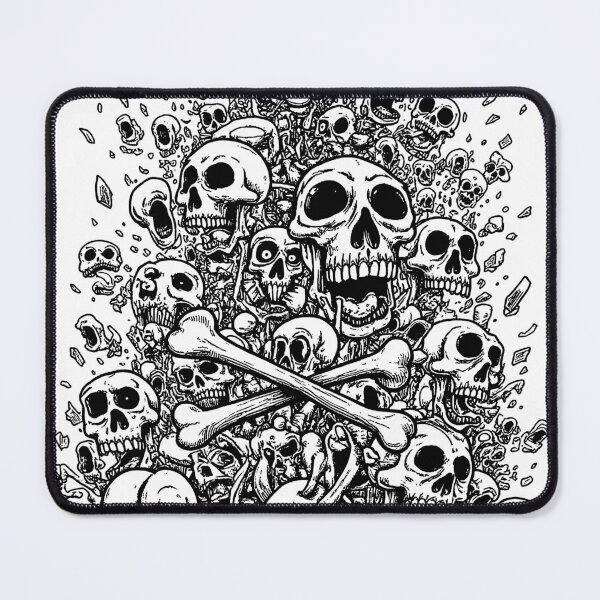 Item preview, japan manga style skulls and bones drawing designed and sold by VonKalt.